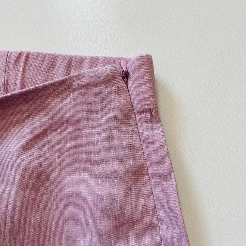 NWT J. Jill Pant Trouser TALL LONG Linen Stretch Button Ankle Cuff Travel Beach - Picture 4 of 13